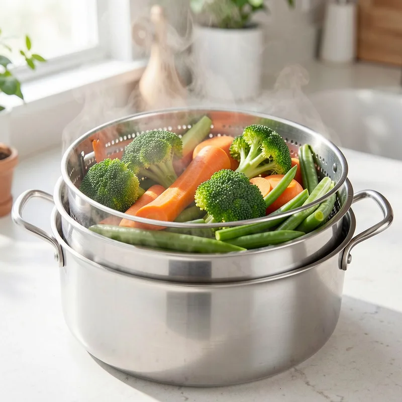 Cuisson des légumes à la vapeur : temps et méthodes